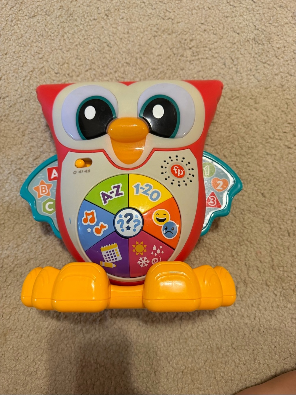 Fisher Price Baby Learning Linkimals Light Up and Learn Owl Toy
